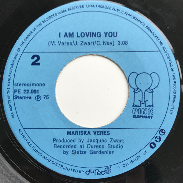 Mariska Veres : Take Me High (7",45 RPM,Single)