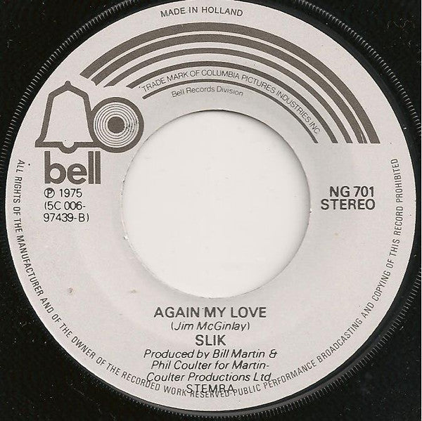 Slik : Forever And Ever (7",45 RPM,Single,Stereo)