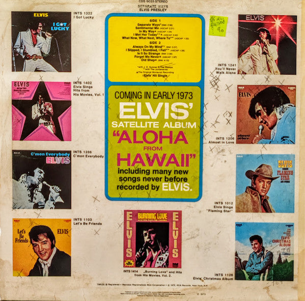 Elvis* : Separate Ways (LP, Album)