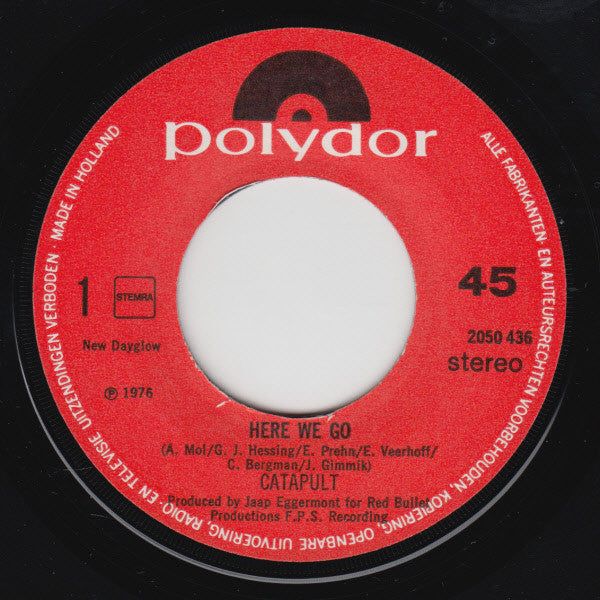 Catapult : Here We Go (7",45 RPM,Single,Stereo)