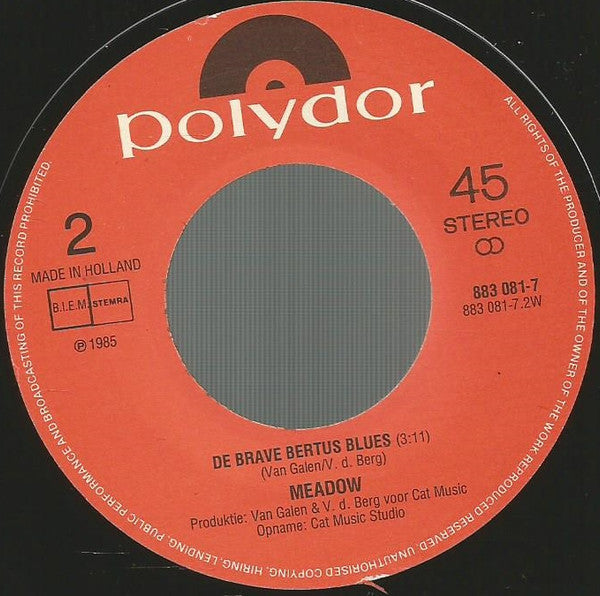 Meadow (2) : Rockin' All Over Nederland (7",45 RPM,Single)