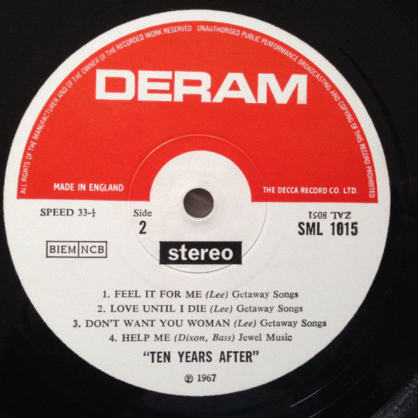 Ten Years After : Ten Years After (LP,Album,Reissue,Stereo)