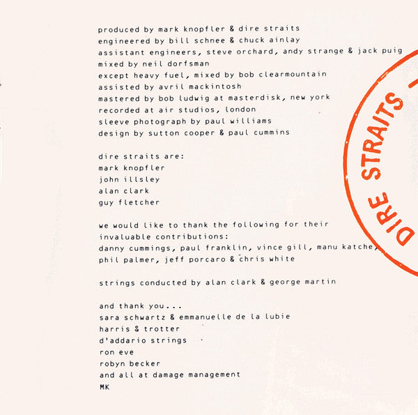 Dire Straits : On Every Street (Album)