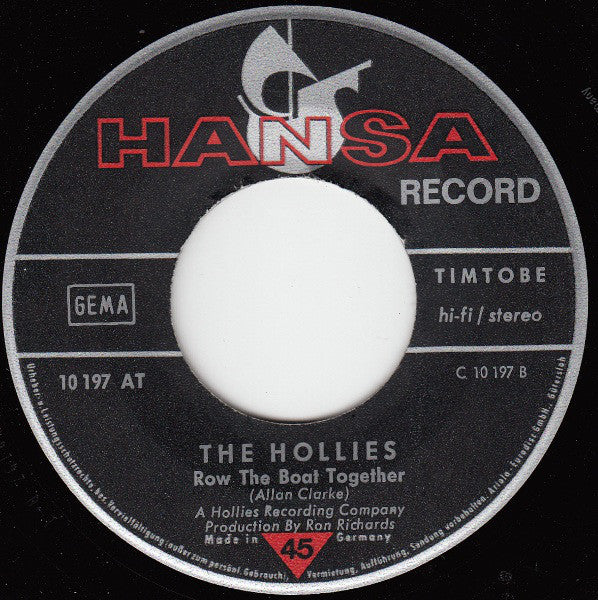 Hollies, The : Hey Willy (7",45 RPM,Single,Stereo)