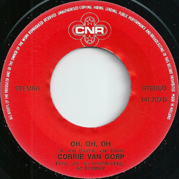 Corrie van Gorp : Ik Ben Tamboer (7",Single,45 RPM)