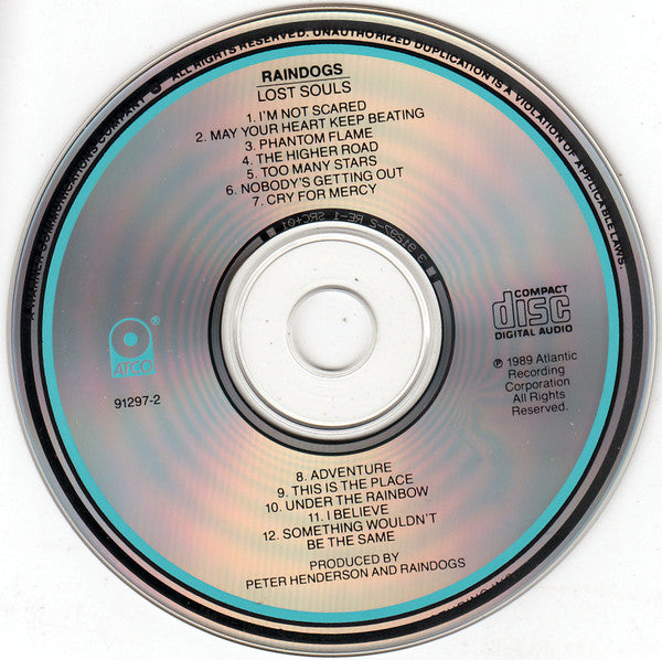 Raindogs (2) : Lost Souls (Album)