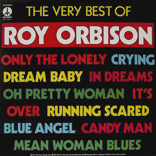Roy Orbison : The Very Best Of Roy Orbison (LP,Compilation,Reissue)