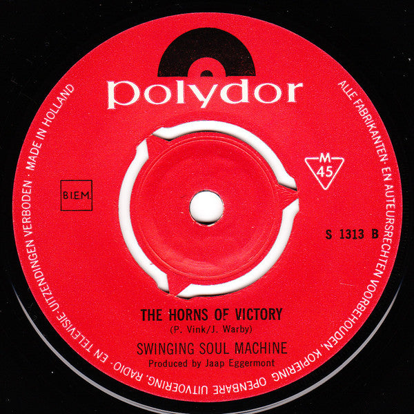 Swinging Soul Machine : Stop The Machine (7",45 RPM,Single,Mono)