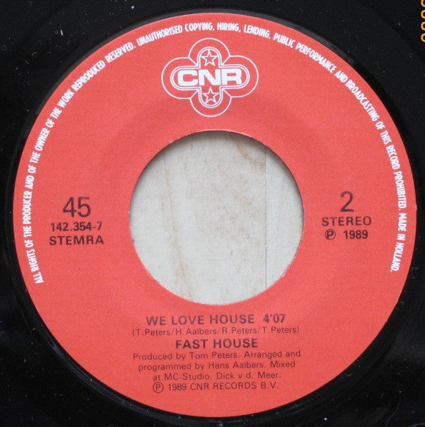 Fast House : Late At Night (7",45 RPM)