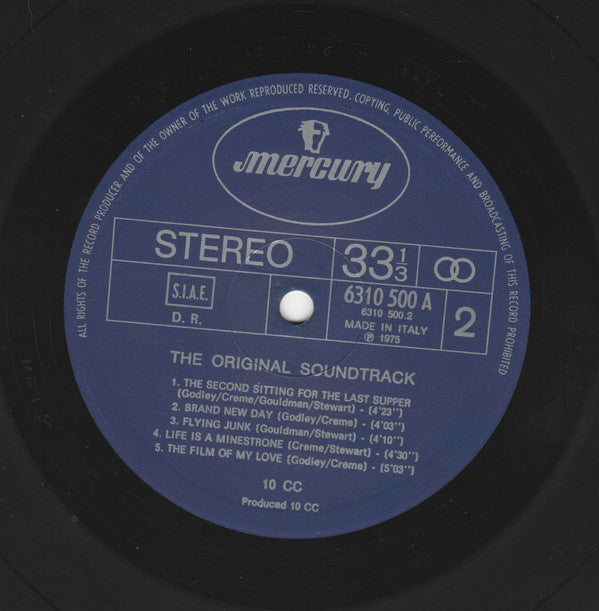 10cc : The Original Soundtrack (LP,Album)