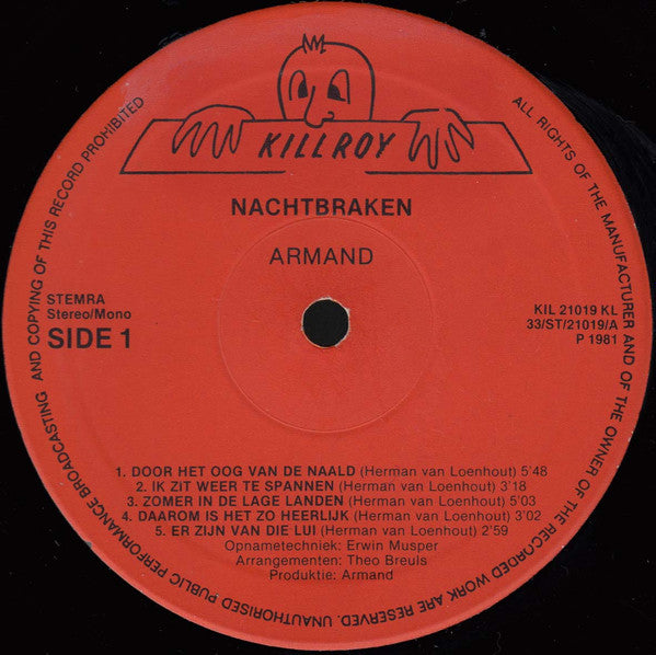 Armand : Nachtbraken (LP,Album)