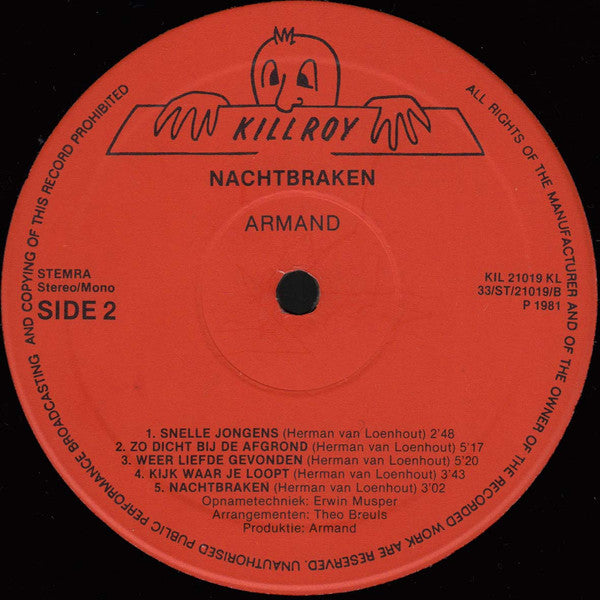 Armand : Nachtbraken (LP,Album)