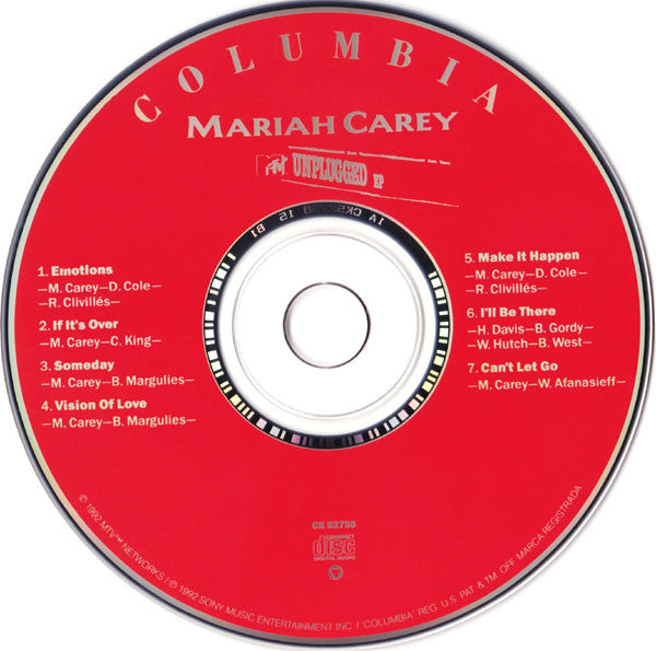 Mariah Carey : MTV Unplugged EP (EP)