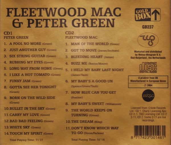 Fleetwood Mac & Peter Green (2) : Man Of The World (Compilation)