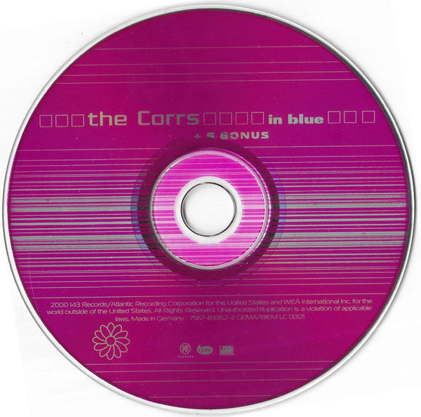 Corrs, The : In Blue + 5 Bonus (Album,Unofficial Release)