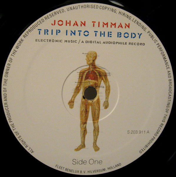 Johan Timman : Trip Into The Body (LP,Album)