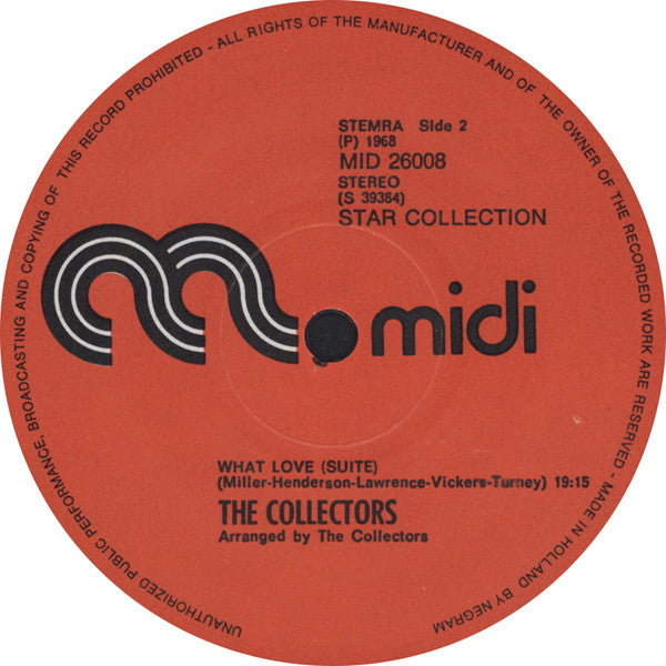 Collectors (4), The : The Collectors (LP,Album,Reissue,Stereo)