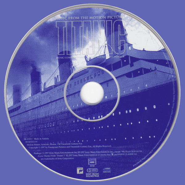 James Horner : Titanic (Music From The Motion Picture) (Album,Reissue)