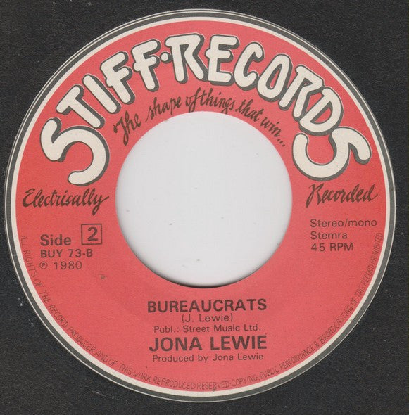 Jona Lewie : You'll Always Find Me In The Kitchen At Parties (7",45 RPM,Single)