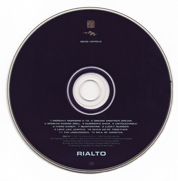 Rialto : Rialto (Album,Reissue)