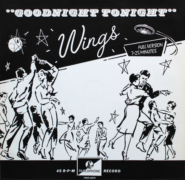 Wings (2) : Goodnight Tonight (12",45 RPM,Single,Stereo)