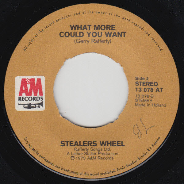 Stealers Wheel : Star (7",45 RPM,Single)