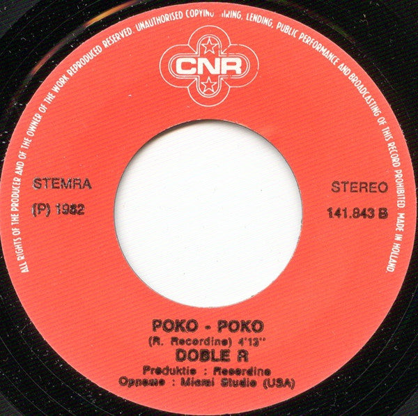 Doble R : Zullen We Maar Weer ... (7",45 RPM,Single,Stereo)