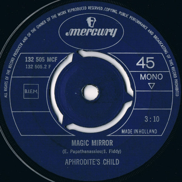 Aphrodite's Child : I Want To Live (7",45 RPM,Single,Mono)