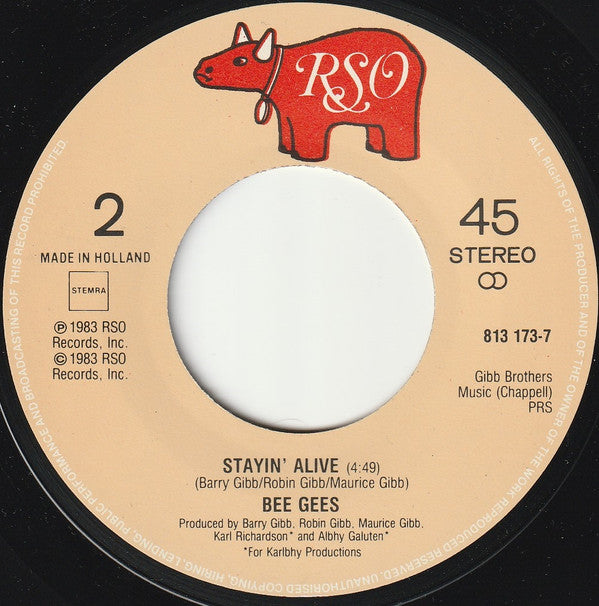 Bee Gees : The Woman In You (7",45 RPM,Single,Stereo)