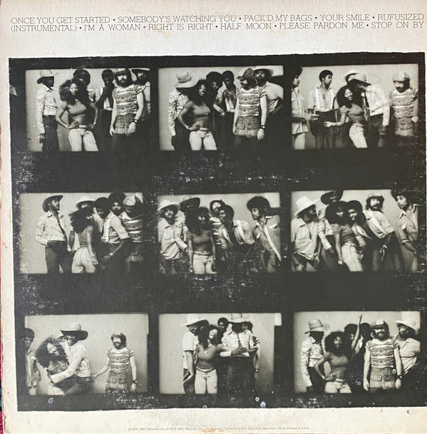 Rufus Featuring Chaka Khan* : Rufusized (LP, Album, Quad)