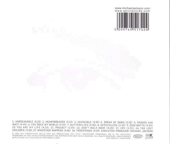 Michael Jackson : Invincible (Album,Limited Edition)
