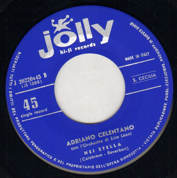 Adriano Celentano : Serafino Campanaro (7", Single, Mono)