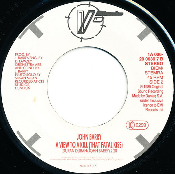 Duran Duran : A View To A Kill (7",45 RPM,Single,Stereo)