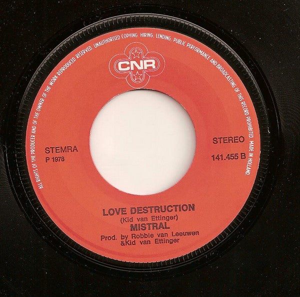 Mistral (2) : Starship 109 (7",Single,45 RPM)