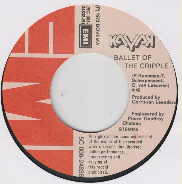 Kayak : Mammoth (7",45 RPM,Single)