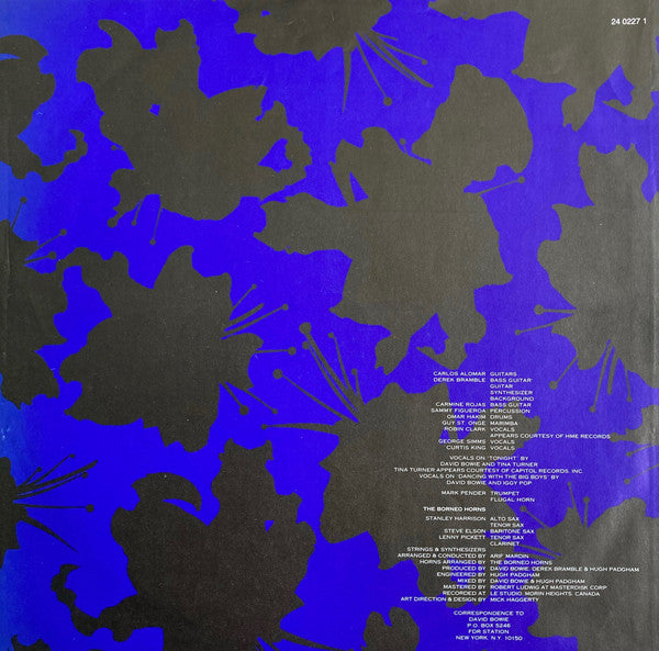 David Bowie : Tonight (LP,Album,Stereo)