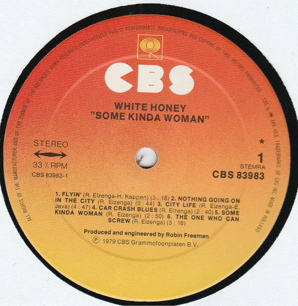 White Honey : Some Kinda Woman (LP,Album,Stereo)