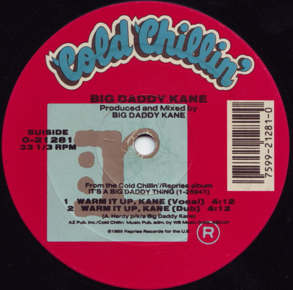 Big Daddy Kane : Smooth Operator / Warm It Up Kane (12",33 ⅓ RPM,Maxi-Single)
