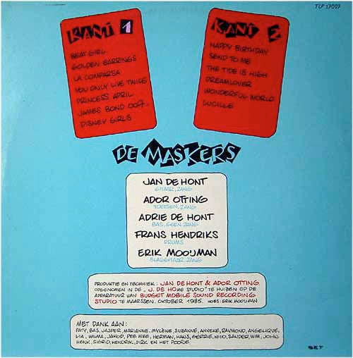 De Maskers : You Only Live Twice (LP,Album)