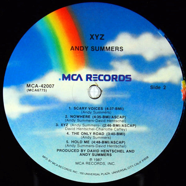 Andy Summers : XYZ (LP,Album)