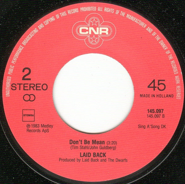 Laid Back : White Horse (7",45 RPM,Single)