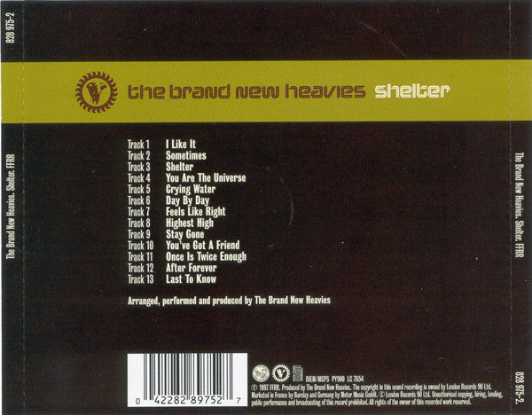 Brand New Heavies, The : Shelter (Album)