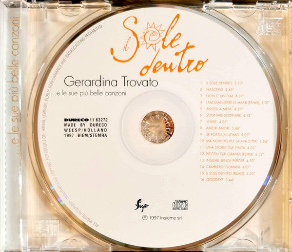 Gerardina Trovato : Sole Dentro (Compilation)