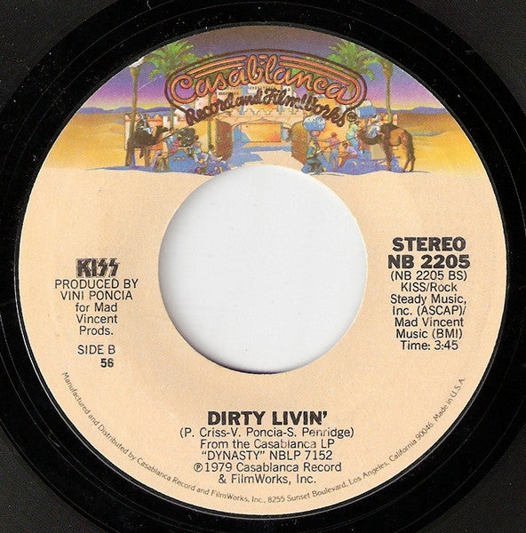 Kiss : Sure Know Something (7",45 RPM,Single,Styrene)