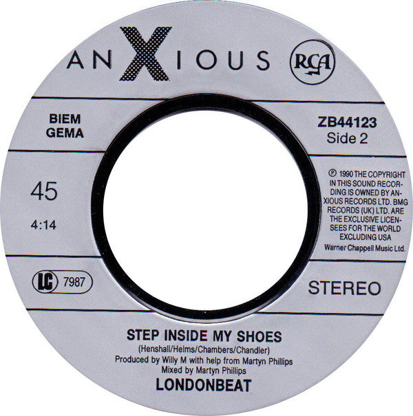 Londonbeat : No Woman No Cry (7",Single)