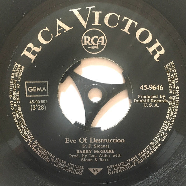 Barry McGuire : Eve Of Destruction (7",45 RPM,Single)