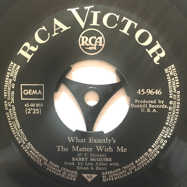 Barry McGuire : Eve Of Destruction (7",45 RPM,Single)
