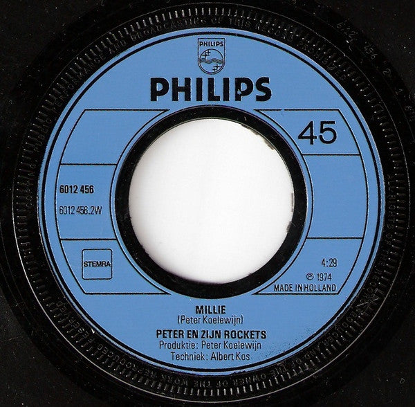Peter Koelewijn & Zijn Rockets : Veronica, Sorry (7",Single,45 RPM)
