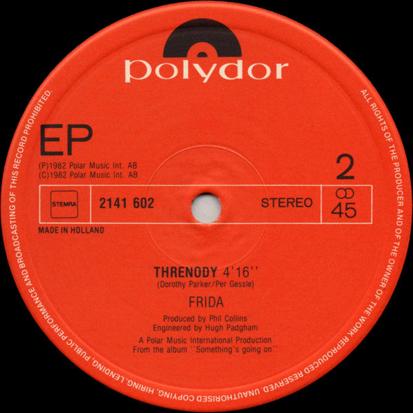 Frida : I Know There's Something Going On (12",45 RPM,EP,Maxi-Single)