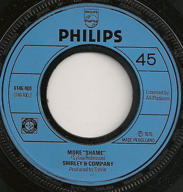 Shirley & Company : Shame, Shame, Shame (7",45 RPM,Single)
